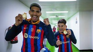 Party time in the Lockeroom! Celebrations Real Madrid - Barça (1-3) Final Spanish Supercup 