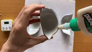 "Modern Kintsugi" How to fixing broken pottery.Food safety,Easy,Affordable.