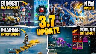 PUBG Mobile 3.7 Update is Here | Mythic Forge Best Discount Offer | Fool Hit Effect