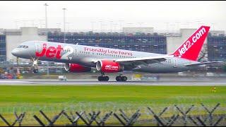 Jet2 Boeing 757 final weekend of operations at Manchester Airport, G-LSAK & G-LSAI