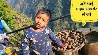 10 रुपए में सारे अखरोट खरीद दिए || Pahadi Lifestyle Vlog || Cool Pahadi