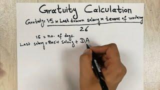 How to Find Out Gratuity - Gratuity Calculation Formula