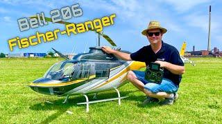 Amazing Scale Flight with a Huge XXXL RC Bell 206 Jet-Ranger Full Carbon Turbine Model