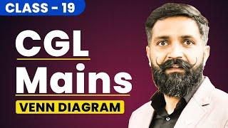 SSC CGL Mains 2024 | SSC CGL Reasoning | Venn Diagram | Reasoning Class-19 | Reasoning by Arun Sir