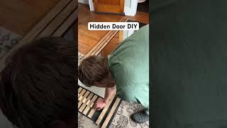 DIY Hidden Door using drawer slides! #diy #hiddendoor