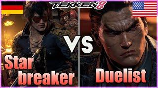 Tekken 8 ▰ Starbreaker (Law) Vs Duelist (Kazuya) ▰ Ranked Matches!