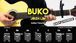 Buko - Jireh Lim | Easy Guitar Chords Tutorial For Beginners (CHORDS & LYRICS) #guitarlesson