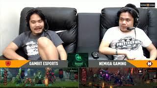Gambit Esports vs Nemiga Game 2 (BO3) | WePlay! Dota 2 Tug of War: Radiant