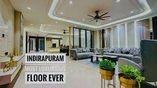 INDIRAPURAM का MAHAL5BHK LUXURIES FLOOR PARK FACING 40 ACER| 3985SQFT AREA| GDA APPROVED #luxury