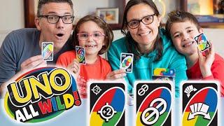 GIOCHIAMO A UNO ALL WILD: Gioco Pazzo con Tutte Carte Jolly Speciali