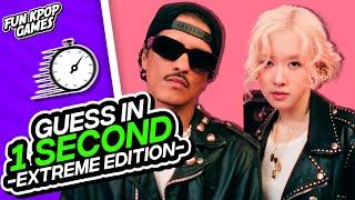 GUESS THE KPOP SONG IN 1 SECOND [EXTREME EDITION] - FUN KPOP GAMES 2024