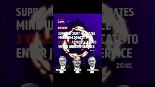 update on 3 year practice..#success #lawgical #supremecourt #shorts #reels #knowledge #update #lates