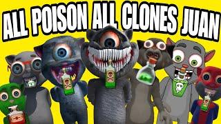 All Poison All Clones Juan | Scary Juan, Spider Tim, Scibidi Juan, Joe, Troll Juann, Toilet Cat,Evil