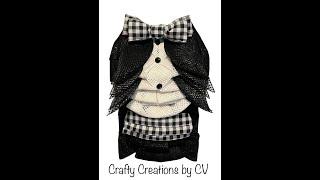 NEW SIGNATURE TUXEDO ON MODIFIED UITC SHIRT BOARD BY CRAFTY CREATIONS BY CV