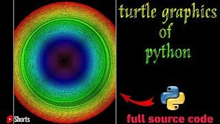 awesome turtle design #python | subhankar codes |#turtlegraphics#shorts