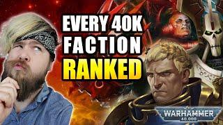 Warhammer 40k Factions Ranked By POWER. Part 1. | Lore