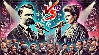 Clash of Minds: Nietzsche vs Arendt. Mystery Pulse-Canción subtitulada. (Rap)