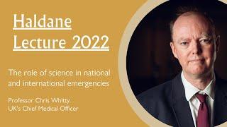 2022 Haldane Lecture with Prof Chris Whitty at Wolfson College