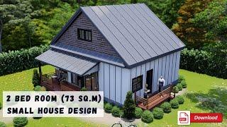 9x9.6 m [73 sq.m] House Design Ideas | 30x31 ft. House design Tour #jdhousedesigns #homedesignideas