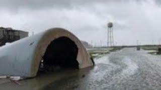 Damage along Gulf Coast following hurricane Laura