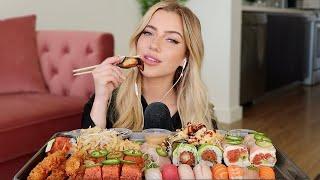 ASMR 500K HUGE SUSHI MUKBANG!