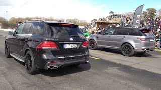 Mercedes-Benz GLE63 AMG vs Range Rover Sport SVR