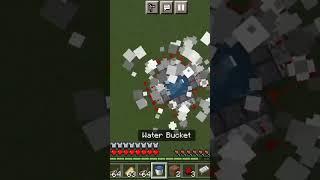 tnt jump machine and water mlg #minecraft #short #gpbond