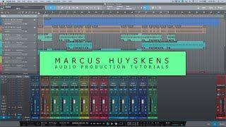Prepping a Session For Mixing In PreSonus Studio One