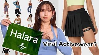 Trying on Viral Activewear from Halara 