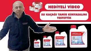 SU KAÇAĞINI KESEN KAÇAK TAMİR KİMYASALI NI DENEDİK!