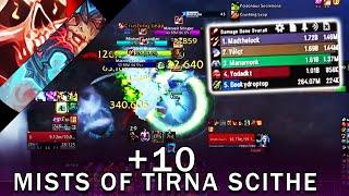 Mists of Tirna Scithe +10 | Deathbringer Blood DK | TWW SEASON 1 M+