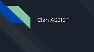 Welcome to Clan ASS1ST