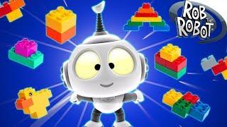 Learn Legos | Preschool Learning Videos | Rob The Robot