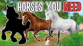 TOP 10 *BEST HORSES* YOU NEED TO HAVE IN STAR STABLE!! *2024 MUST HAVES*