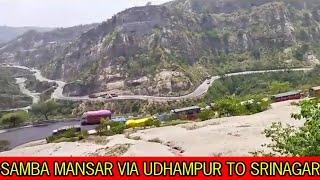 National highway via samba udhampur to srinagar || rv Jammu wala