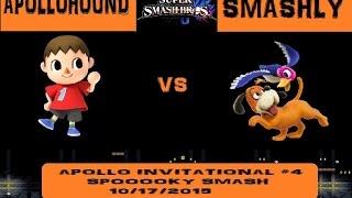 ApolloHound (Villager) vs SMASHly (Duck Hunt) - AI #4 (10/18/15) - Sm4sh