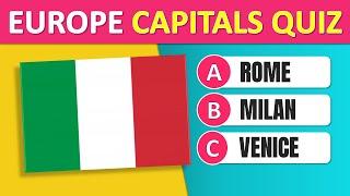 Guess The Capital City Of The Country EUROPE (Easy, Medium, Hard) | Capital City Quiz