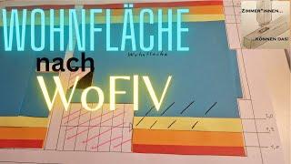 Grundfläche und Wohnfläche nach Wohnflächenverordnung