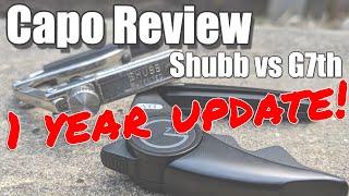 Best Capo? Capo Review - 1 year Update Shubb vs G7th Performance 3 : gear review : guitar lesson