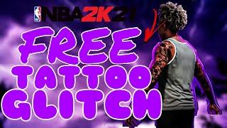 *NEW* TATTOO GLITCH NBA 2K21! FREE TATTOOS UPDATED GLITCH IN 2K21!