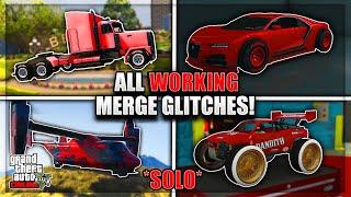 *SOLO* GTA 5 ALL WORKING CAR MERGE GLITCHES AFTER PATCH 1.68! F1/BENNY'S MERGE GLITCH! GTA ONLINE