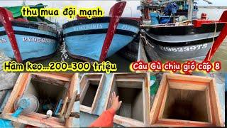 Lưới Chuồn Vùng Biên Gió Cấp 8 Chạy Vô Gần Hết Dầu | Ngư Dân Tu Bổ 200-300 triệu than vãn