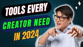 Tools Every VIDEO Content Creator MUST USE 