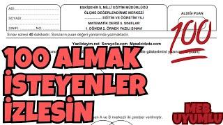 5.Sınıf Matematik 1.Dönem 2.Yazılı