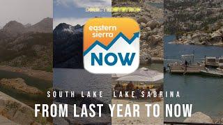 Lake Sabrina and South Lake Bishop: Water Level Rise 2022-2023 | Bishop, California