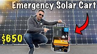 I BUILT a Budget 2500Wh Solar Cart for $650!