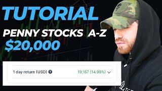 The Easiest Way To Make $20,000 Trading Penny Stocks (Trading Tutorial)