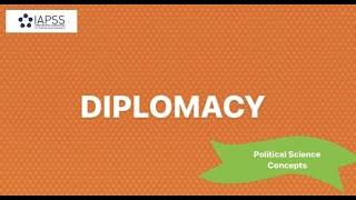 Iver Neumann Explains Diplomacy