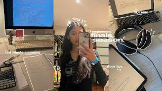 ENGINEERING FINALS SEASON .𖦹 study vlog, cramming, tips, academic validation