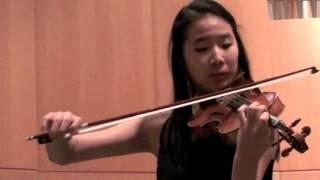 Haeji Kim, Bach Sonata No2 in A minor, Allegro